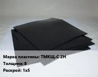 Пластина РТИ ТМКЩ-С 2Н s=8 1х5